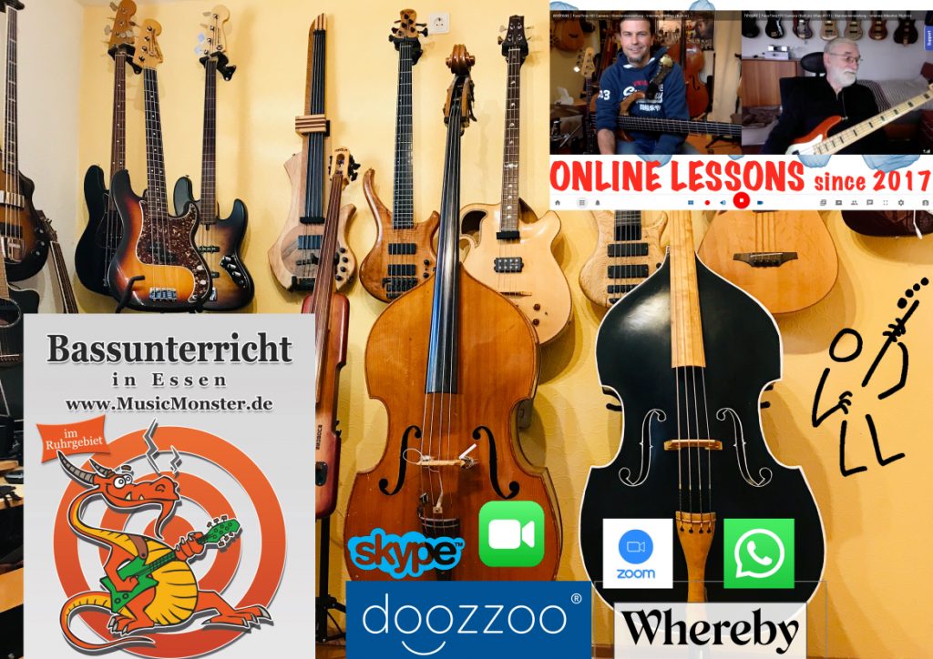 Online Bass Unterricht